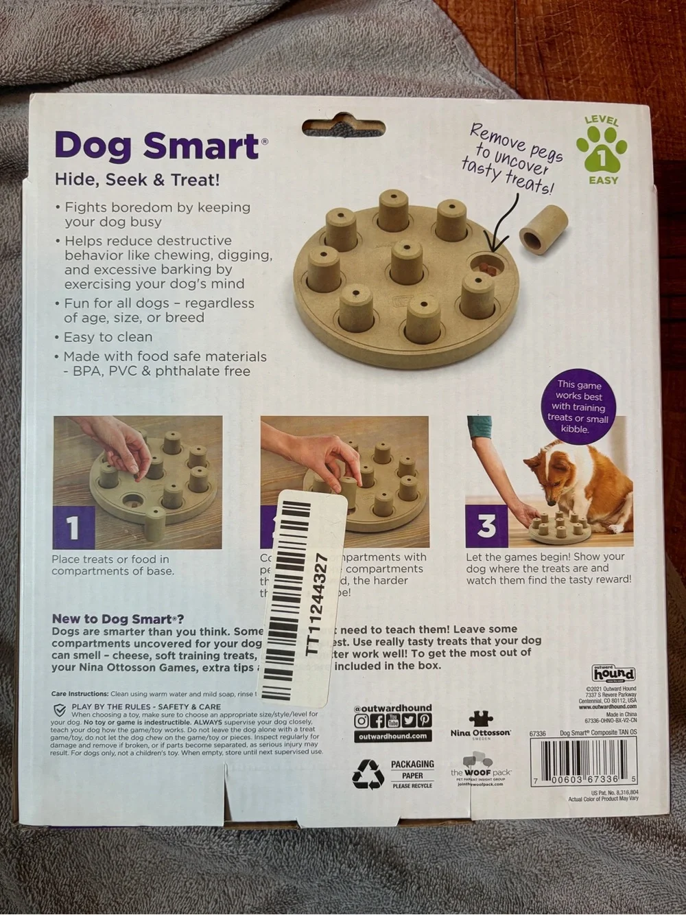 Outward Hound interactive puzzle